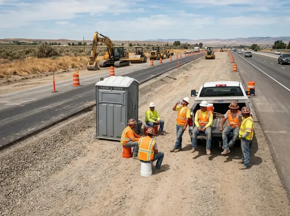 highway-road-construction-crew-007 — frequently asked questions, Porta Potty and Restroom Rentals in Nitro, WV